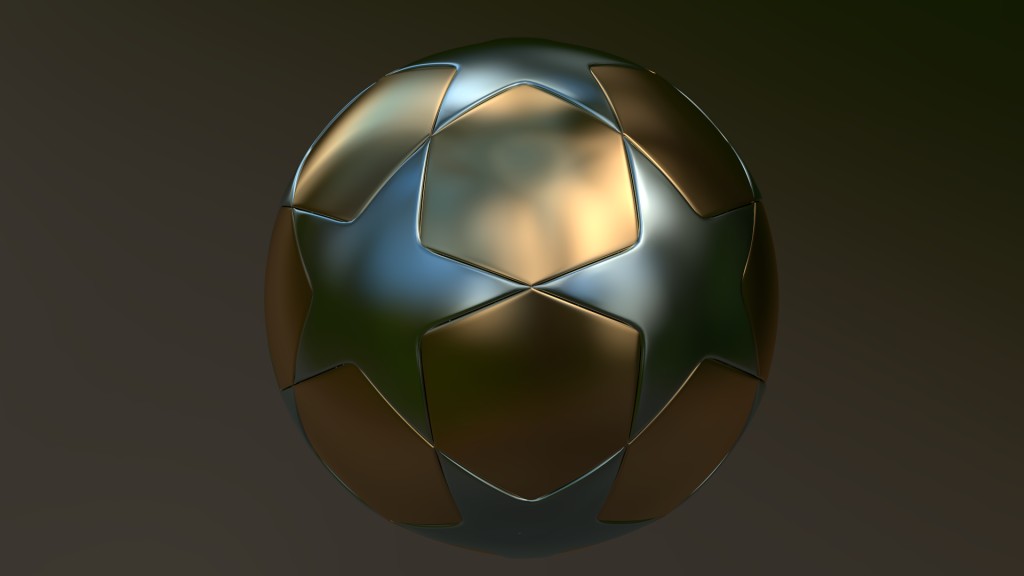  Ball with stars of gold and zinc preview image 1